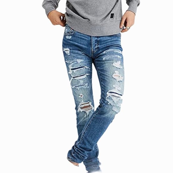 AE NE(X)T LEVEL AIRFLEX SKINNY STACKED JEA… - Picture 2 of 8